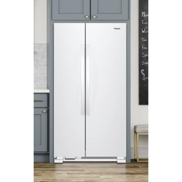 Whirlpool 21.7-cu ft Side-by-Side Refrigerator ( White )