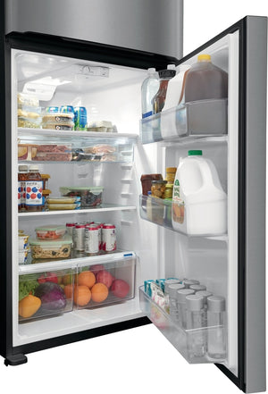 Frigidaire 20-cu ft Top-Freezer Refrigerator ( Stainless Steel ) Garage Ready