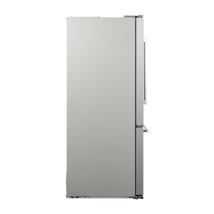 Cosmo Counter-Depth 17.5-cu ft 3 -Door French Door Refrigerator with Ice Maker ( Stainless Steel ) ENERGY STAR Certified