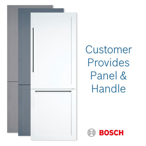 Bosch 800 Series custom panel with Home Connect 9-Cu. Feet Counter-Depth Built-In Bottom-Freezer Refrigerator Panel ready ) ENERGY STAR Certified