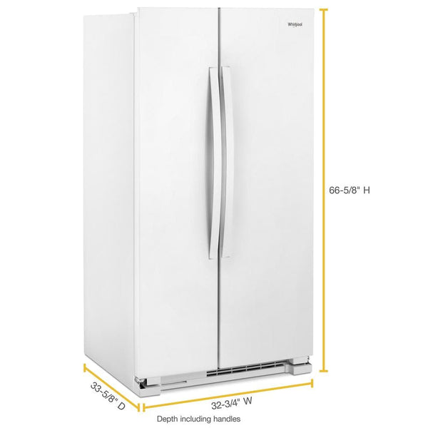 Whirlpool 21.7-cu ft Side-by-Side Refrigerator ( Stainless Steel )
