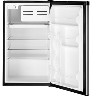 GE 4.4-cu ft Mini Fridge with Freezer ( CleanSteel ) ENERGY STAR