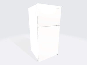 Amana 18.2-cu ft Top-Freezer Refrigerator ( White )