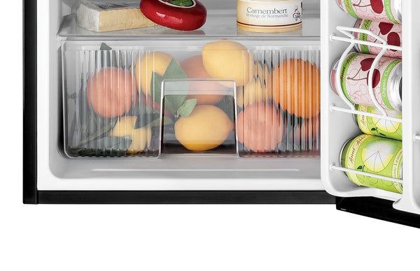 GE 3.1-cu ft Mini Fridge with Freezer ( CleanSteel ) ENERGY STAR