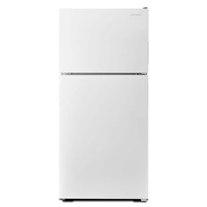 Amana 18.2-cu ft Top-Freezer Refrigerator & Electric Range Suit in White