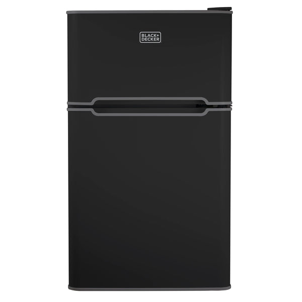 BLACK+DECKER 3.1-cu ft Mini Fridge with Freezer ( Black ) Garage Ready ENERGY STAR