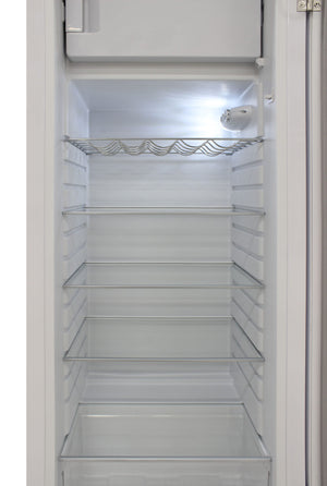 Brama 9.9-cu ft Counter-Depth Top-Freezer Refrigerator ( White )