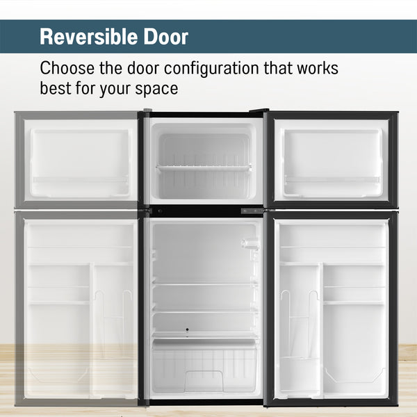 ConServ 4.5-cu ft Mini Fridge with Freezer ( Black )