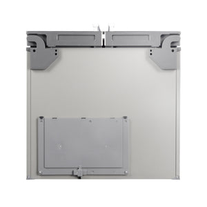 Cosmo Counter-Depth 17.5-cu ft 3 -Door French Door Refrigerator with Ice Maker ( Stainless Steel ) ENERGY STAR Certified