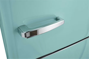 UNIQUE Classic Retro 11.7-cu ft Counter-Depth Bottom-Freezer Refrigerator Ocean Mist Turquoise ) ENERGY STAR Certified