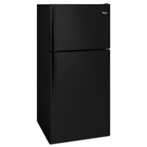 Whirlpool 18.2-cu ft Top-Freezer Refrigerator ( Black )