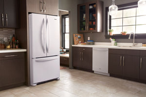 Whirlpool Standard-Depth 22.1-cu ft 3 -Door French Door Refrigerator ( White ) ENERGY STAR Certified