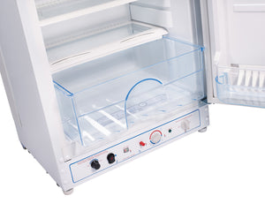 UNIQUE Propane Off-Grid 6.4-cu ft Counter-Depth Top-Freezer Refrigerator ( White )