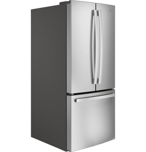 GE Standard-Depth 20.8-cu ft 3 -Door French Door Refrigerator with Ice Maker ( Stainless Steel ) ENERGY STAR Certified