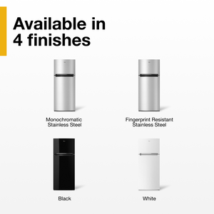 Whirlpool Flexible Storage Bin 17.6-cu ft Top-Freezer Refrigerator ( Monochromatic Stainless Steel )