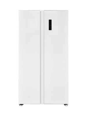 Impecca 18.8-cu ft Counter-Depth Side-by-Side Refrigerator Built-In ( White )