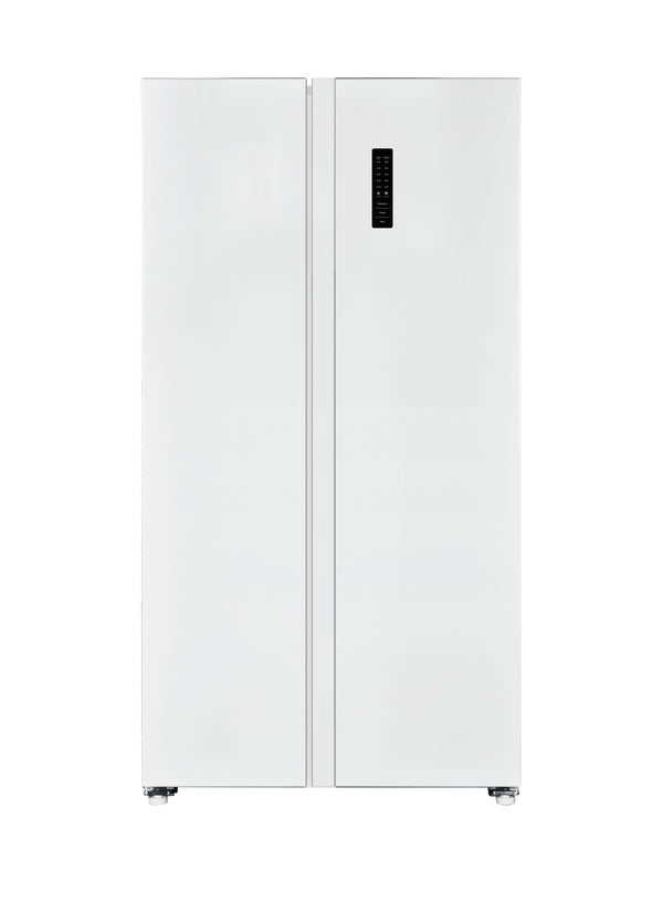 Impecca 18.8-cu ft Counter-Depth Side-by-Side Refrigerator Built-In ( White )