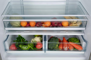 Kenmore Counter-Depth 20.3-cu ft 3 -Door French Door Refrigerator with Ice Maker ( Stainless Steel ) ENERGY STAR Certified