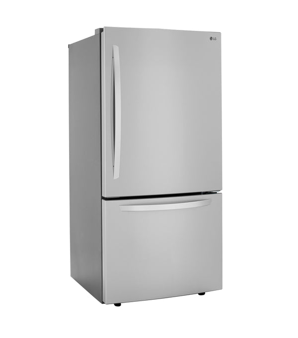 LG 25.5-cu ft Standard-Depth Bottom-Freezer Refrigerator with Ice Maker ( PrintProof Stainless Steel ) ENERGY STAR Certified