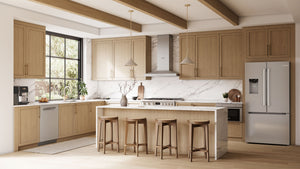 Bosch Fastest Ice Maker Standard-Depth 300 Series 26-cu ft 3 -Door Smart Compatible French Door Refrigerator with Ice Maker with Water and Ice Dispenser ( Stainless Steel ) ENERGY STAR Certified