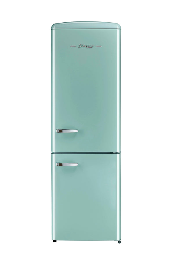 UNIQUE Classic Retro 11.7-cu ft Counter-Depth Bottom-Freezer Refrigerator Ocean Mist Turquoise ) ENERGY STAR Certified