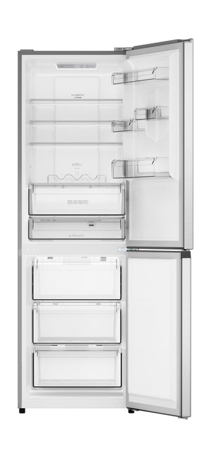 Sharp 11.5-cu ft Standard-Depth Bottom-Freezer Refrigerator Stainless Steel ) ENERGY STAR Certified