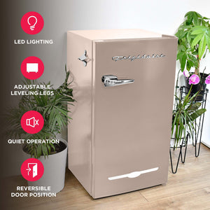 Frigidaire 3.2-cu ft Mini Fridge with Freezer ( Coral )