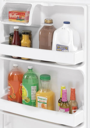 GE 16.6-cu ft Top-Freezer Refrigerator ( White )