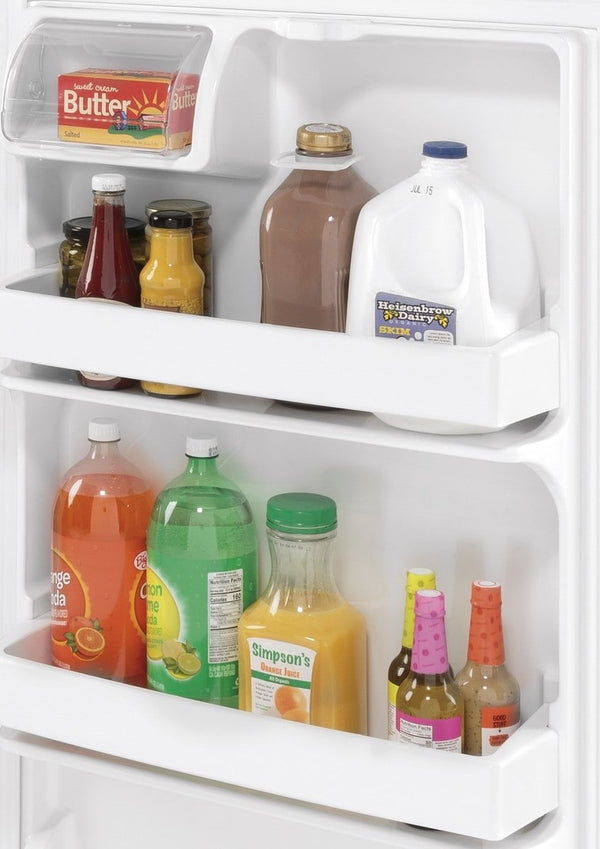 GE 16.6-cu ft Top-Freezer Refrigerator ( White )