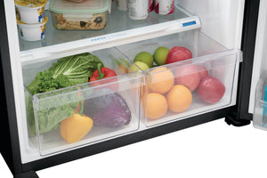 Frigidaire 20-cu ft Top-Freezer Refrigerator ( Black ) Garage Ready