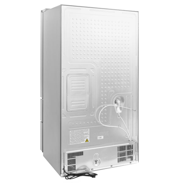 Cosmo Counter-Depth 22.5-cu ft 4 -Door French Door Refrigerator with Ice Maker ( Stainless steel ) ENERGY STAR Certified