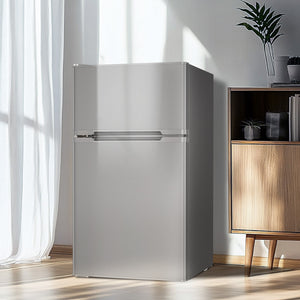 COWSAR 3.1-cu ft Mini Fridge with Freezer ( Grey )