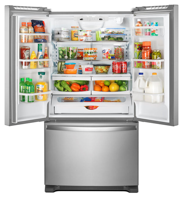 Whirlpool Standard-Depth 22.1-cu ft 3 -Door French Door Refrigerator ( Stainless Steel ) ENERGY STAR Certified