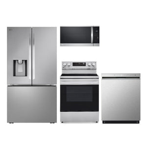 LG Standard-Depth Craft Ice 30.7-cu ft 3 -Door Smart Compatible French Door Refrigerator with Dual Ice Maker with Water and Ice Dispenser ( Stainless Steel ) ENERGY STAR Certified