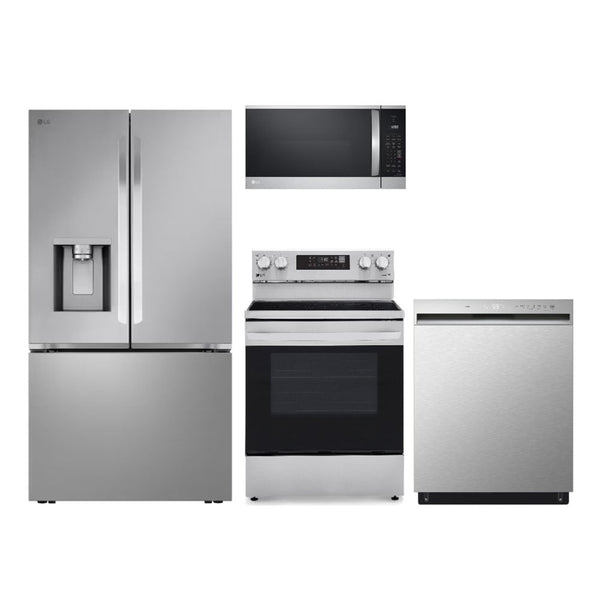 LG Standard-Depth Craft Ice 30.7-cu ft 3 -Door Smart Compatible French Door Refrigerator with Dual Ice Maker with Water and Ice Dispenser ( Stainless Steel ) ENERGY STAR Certified