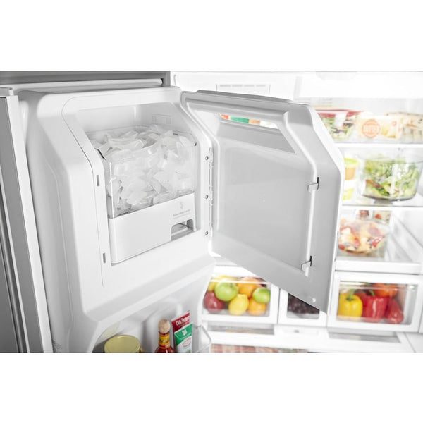 Whirlpool Standard-Depth 26.8-cu ft 3 -Door French Door Refrigerator with Ice Maker with Water and Ice Dispenser ( Fingerprint Resistant Stainless Steel ) ENERGY STAR Certified