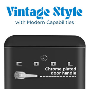 Commercial Cool 4.0-cu ft Mini Fridge with Freezer ( Black )