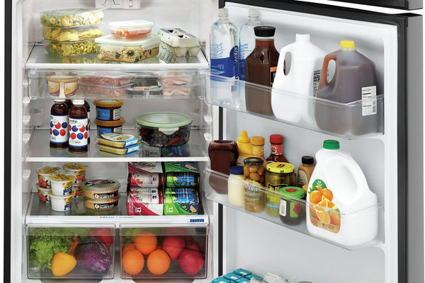 Frigidaire 20-cu ft Top-Freezer Refrigerator ( Stainless Steel ) Garage Ready ENERGY STAR Certified