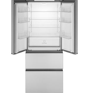 Haier Counter-Depth 14.5-cu ft 4 -Door French Door Refrigerator Optional (sold separately) ( Stainless Steel )