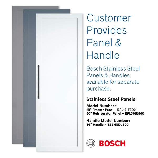 Bosch Benchmark Series 16.8-cu ft Freezerless Refrigerator ( Custom Panel Ready ) ENERGY STAR