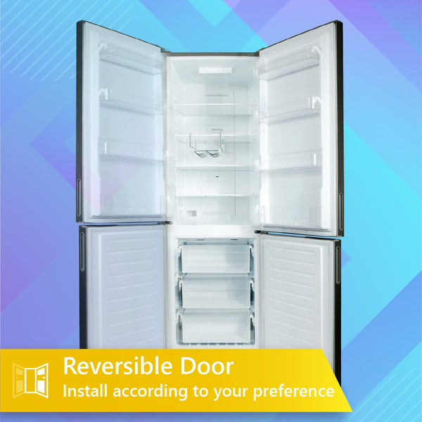 Equator Advanced Appliances 10.8-cu ft Standard-Depth Bottom-Freezer Refrigerator Stainless Steel ) Garage Ready ENERGY STAR Certified