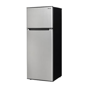 Bevoi 7.3-cu ft Counter-Depth Top-Freezer Refrigerator ( Stainless Steel )