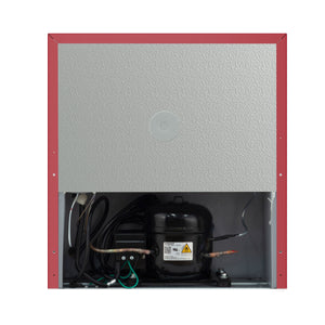 Frigidaire 1.6-cu ft Mini Fridge with Freezer ( Red )