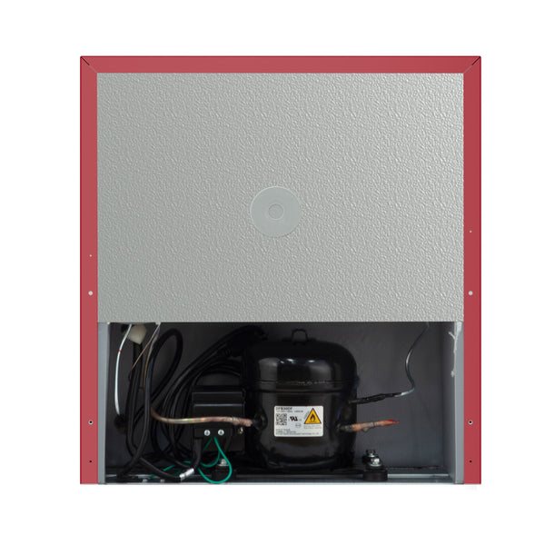 Frigidaire 1.6-cu ft Mini Fridge with Freezer ( Red )