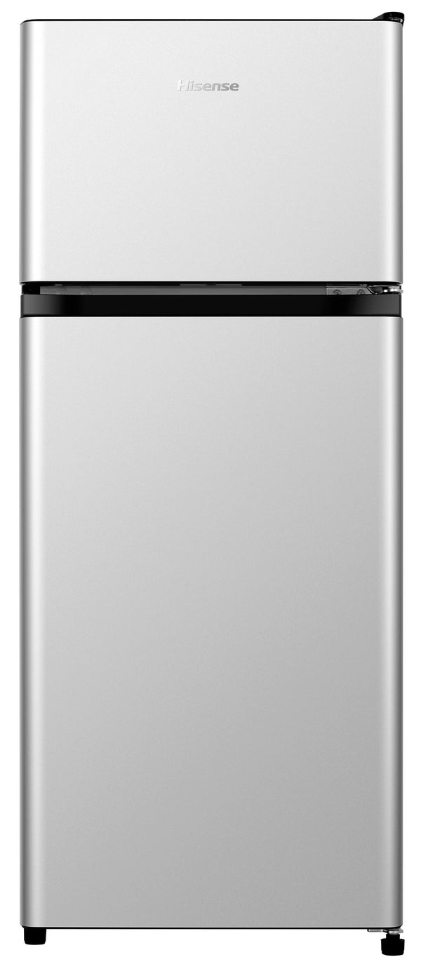 Hisense 4.4-cu ft Mini Fridge with Freezer ( Silver ) ENERGY STAR