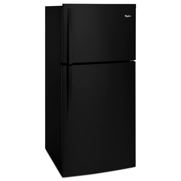 Whirlpool 19.1-cu ft Top-Freezer Refrigerator ( Black )
