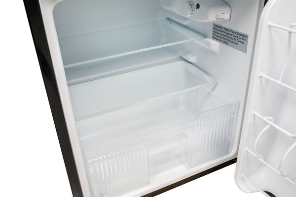 EdgeStar 3.1-cu ft Mini Fridge with Freezer ( Stainless Steel ) Garage Ready ENERGY STAR