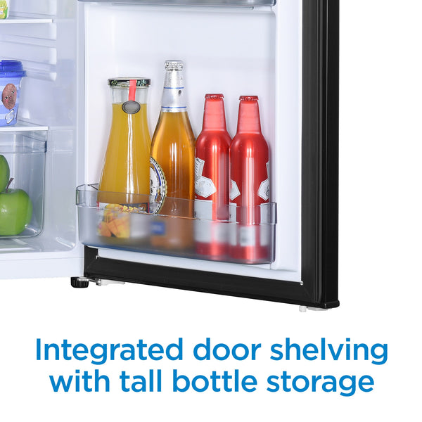 Danby 4.4-cu ft Mini Fridge with Freezer ( Black ) ENERGY STAR