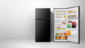 Hisense 18.0-cu ft Top-Freezer Refrigerator ( Black )