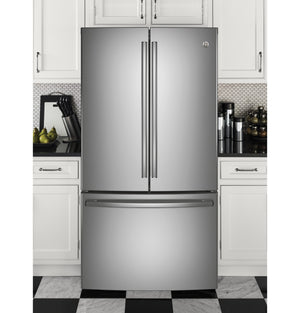 GE Standard-Depth 28.7-cu ft 3 -Door French Door Refrigerator with Ice Maker ( Stainless Steel ) ENERGY STAR Certified